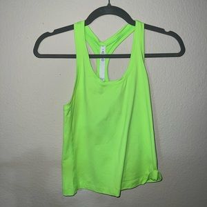 Neon Green Lululemon Tank